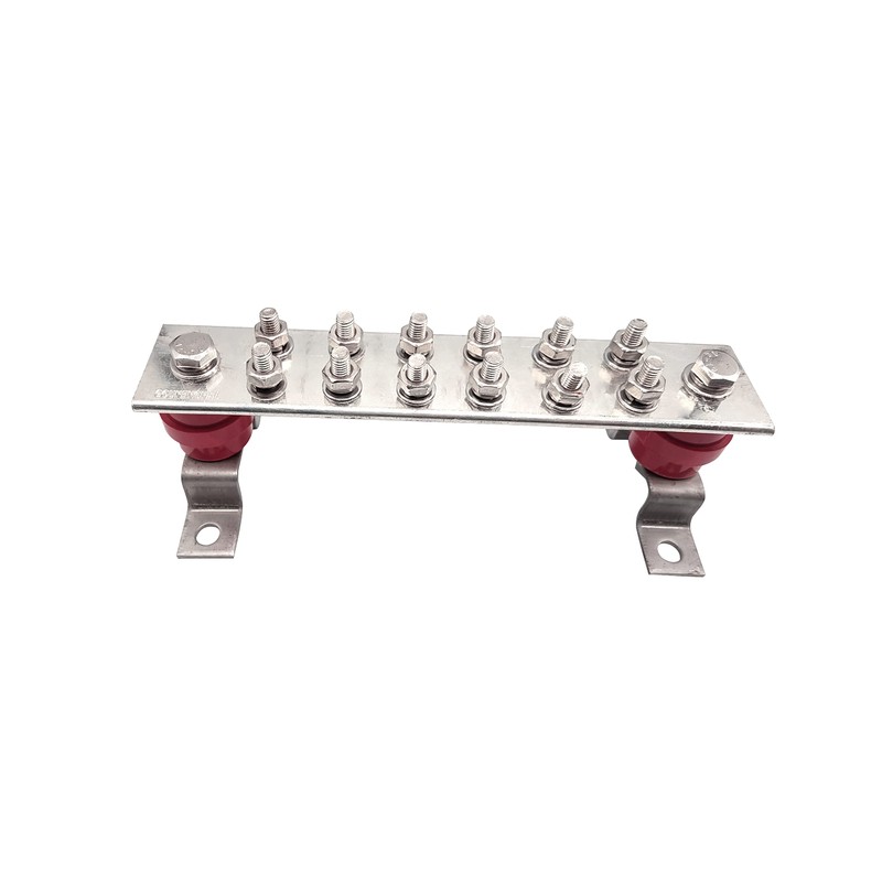 GOUNENG Wall Mounted Pure Copper Ground Bus Bar Kit -