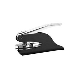 Mississippi Notary Seal Embosser, Pocket/Hand Model, 1-5/8" Impression, Black