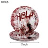 Halloween Disposable Tableware for Horror Parties – Bloody Handprint Paper