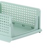 Stackable Storage Basket Plastic Large Open Drawer Wardrobe Cloth Container