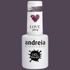 Andreia Semi-Permanent Nagellack Gel Poliermittel Farbe 307 Lila - Grautöne