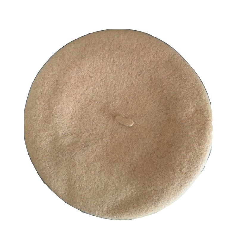 Angela & William Classic 100% Wool Beret Cap Hat 11"