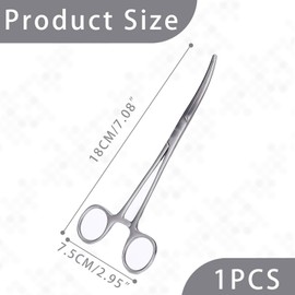 SOGHO Hook remover fishing, artery clamp, hook remover pliers, fishing pliers, artery clamp fishing, hook remover, fishing pliers, fishing accessories, piercing pliers, for perch, trout, carp and more