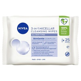 Nivea MicellAIR Biodegradable Cleansing Wipes X 25