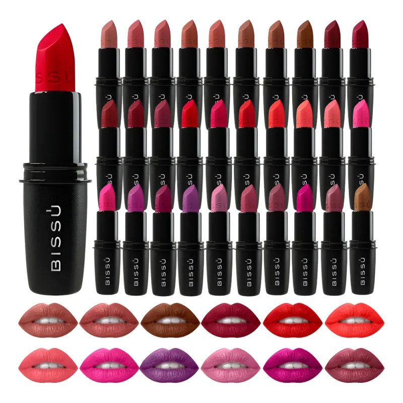 Kit Pack 30 Labiales Bissu Humectantes Completos Set