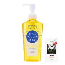 Softymo White Cleansing Oil Eyelash Extensions OK 8.5 fl oz (240 ml) Bonus Included