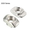 sourcing map Sliding T Slot Nuts, M4 Half Round Roll