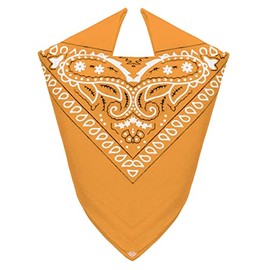 Van Der Rich ® - Bandanas made of 100% cotton headscarf for men and women, mustard