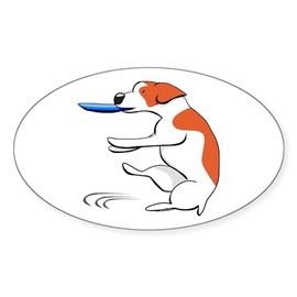 CafePress Jack Be Quick Oval Car Bumper Sticker