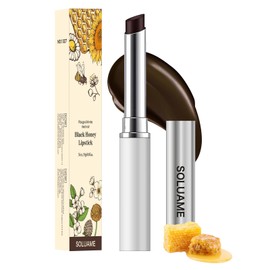 Lip Tint Black Lipstick Tinted Lip Balm for All Skin Tones Create a Glamorous Makeup Versatile Colours & Moisturising Lips(1.9g Honey Lipstick)