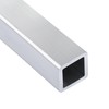 1.5"x 1.5" Aluminum Structural Square Tube (.125" Wall), Seamless, 48"