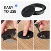 16 Cable Grommet Desk Cable Grommet Black + Hole Saw