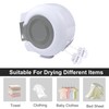 Outdoor Retractable Double-Layer Clothes Drying line - Heavy-Duty PVC Coated