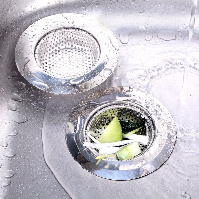 2 Pack Stainless Steel Kitchen Sink Strainer – 4.5" Wide