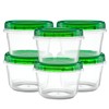 Elegant Disposables (4 Ounce 20 Pack) Twist cap Containers Clear