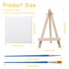 Neikafan Mini Canvas and Easel Set 10 Mini Easels with