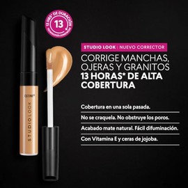 Cyzone Corrector de Maquillaje Studio Look de Alta Cobertura, Medium, 4 gr.