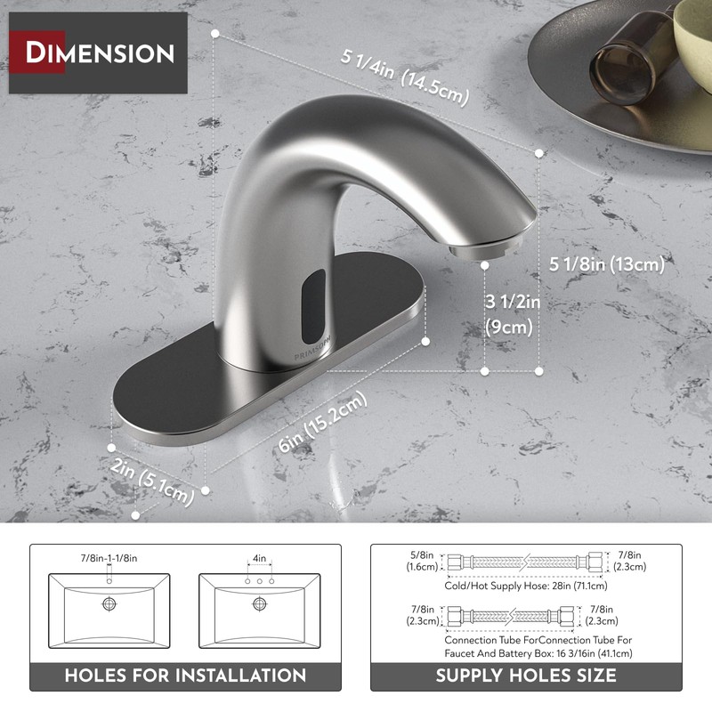 PRIMSOPH Waterfall Automatic Motion Sensor Hands Free Electronic Infrared Smart