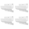 ALWORG Ladder Hooks Set of 4 – White Heavy Duty