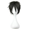COSPLAZA Sandman Cosplay Wigs Kirito Short Party Hair Black Games