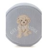Gelato Pique PWGB251650 Toy Poodle One-Point Rib Pouch, blue, (BLU)