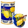 Blue Sky Ceramic Lemon Canister, Medium