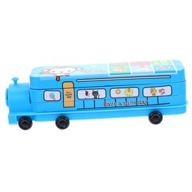 TEHAUX High Capacity Aesthetic Cartoon Pencil Case Metal Pencil Box for Students Creative Stationery