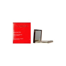 Clarins Bronzing Duo Mineral Powder Compact 03 Dark 0.35 OZ