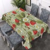 Walmsco Tablecloth Red Strawberry Ladybug Decor For Dining Room Kitchen