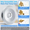 Enhon Tub and Shower Trim Kit, Compatible with Moen/Posi/Temp 2510