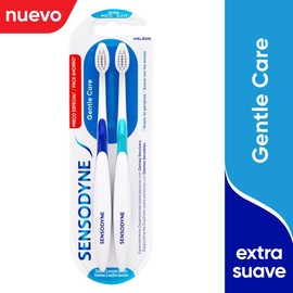 Sensodyne Cepillo de Dientes para Dientes Sensibles Cuidado Delicado, Suave, 2 Unidades
