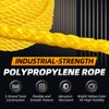 Polypropylene Rope - Bright Yellow, 1/4" x 100ft - All-Purpose