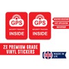 (2 Pack) GPS Security Tracker Inside Sticker (2 Pack) for
