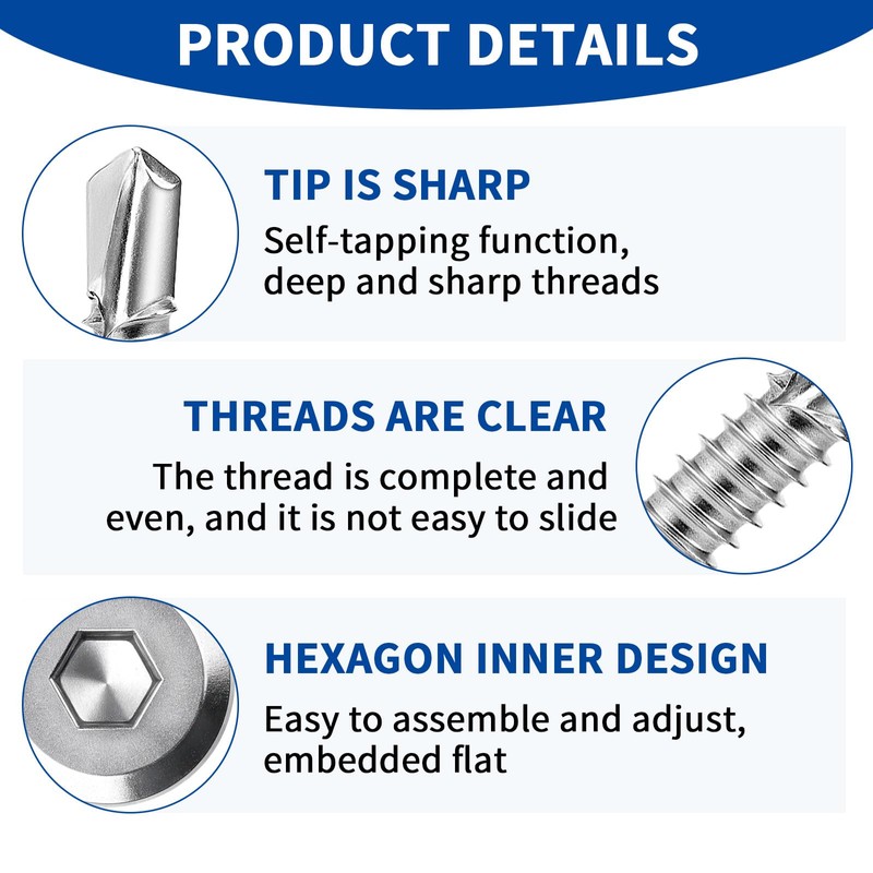 Self-Tapping Screws 410 Stainless Steel 5.5 x 25 mm Self-Tapping