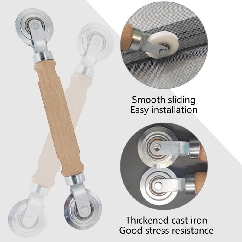 Wjelet 4 Pcs Window Fitting Tools, Window Glazing Tools, Curved