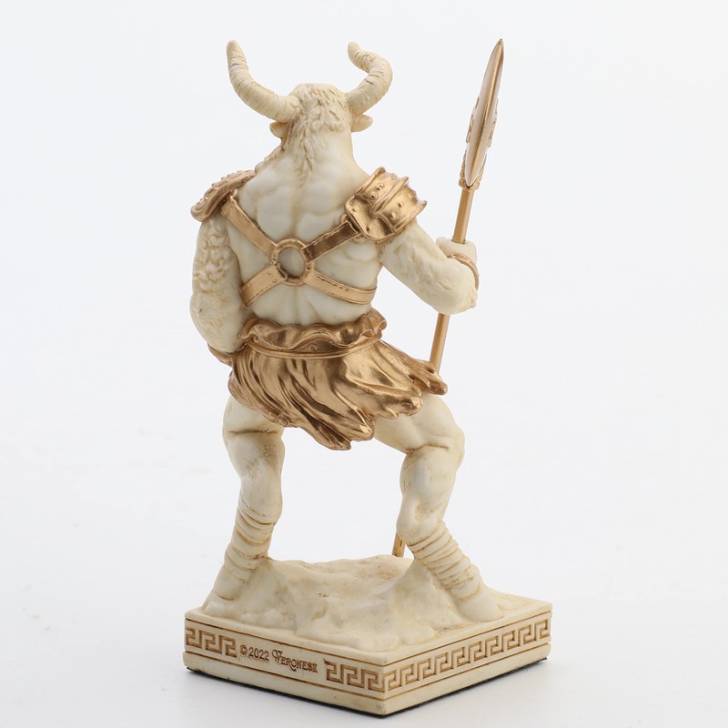 Veronese Design Greek Gods Miniature Figurine (Minotaur, Multicolor)