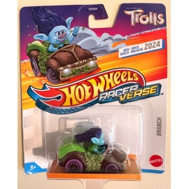 Hot Wheels NIB Mattel Hot Wheels Racer Verse Trolls Branch Vehicle Car Diecast 1:64 Toy