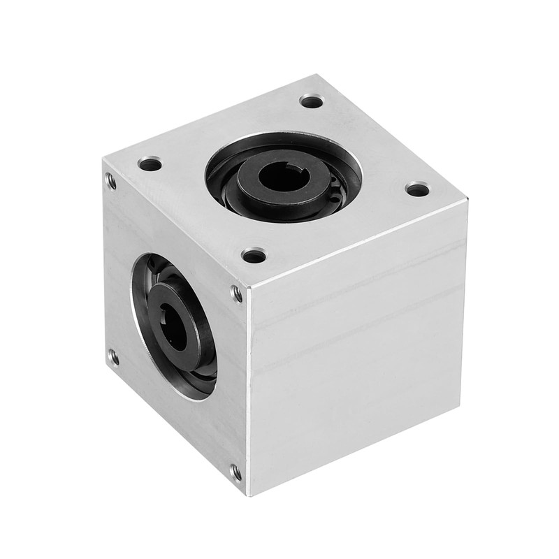 sourcing map Gear Box 90 Degree Right Angle Bevel Gearbox