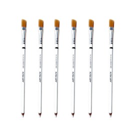 TPZORJX Pack of 6 Eraser Pens - Eraser Drawing Pen with Brush Pencil Top Erasers for Artists Sketching Painting Accessories for Sketching and Coloured Illustrations