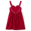 Gymboree,and Toddler Embroidered Sleeveless Skirtall Jumpers,Ruby Valentine,8