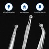 GIONAR 2 Piece Stainless Steel Jewellery Tweezers Set, Including Piercing