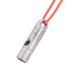 Boundless Voyage Titanium Whistle Emergency Survival Safety Whistles with Lanyard