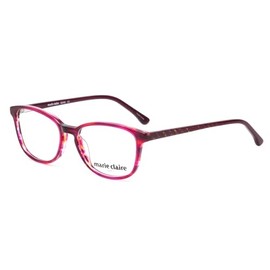 Calabria Claire 6249 Cat-Eye Blue Light Blocking Reading Glasses +2.00 Ruby Red Crystal Pink Women