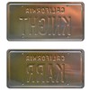 Knight Rider | KNIGHT + KARR | Metal Stamped License
