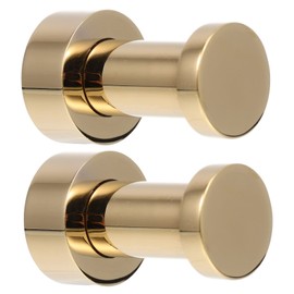 Ciieeo Pack of 2 Bathroom Towel Hooks, Brass Coat Hooks, Wall Hooks, Shower Hooks, Door Hangers, Bathroom Hooks, Towel Hooks for Bathroom