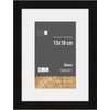 nielsen Skava Wooden Black Photo Frame with Mount 5x7 in
