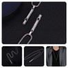 USHOBE Whistle Pendant Necklace Alloy Outdoor Emergency Whistle Emergency Survival