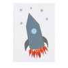 Large 'Rocket Launching Into Space' Temporary Tattoo (TO00071743)