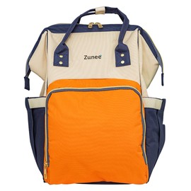 Zunee Diaper Bags -Durable Baby Diaper Bag - Diaper Backpack for Baby Essentials - Diaper Bag Backpack- Stylish Travel Bag - Diaper Bag (Orange)