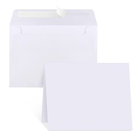 Tarjetas y sobres en blanco de 4 x 6 pulgadas, paquete de 30 cartulinas de invitación blancas con 30 sobres, tarjetas de felicitación en blanco de agr